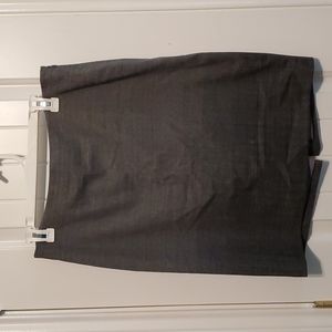 The Limited Gray Pencil Skirt